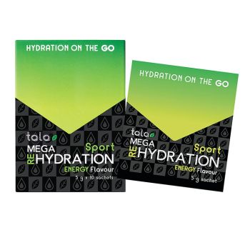 Tala Mega Rehydration Sport Energy flavour 10 x 5 g sachets